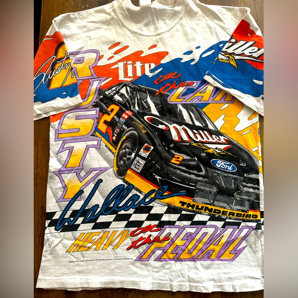 Rusty Wallace vintage racing T-shirt